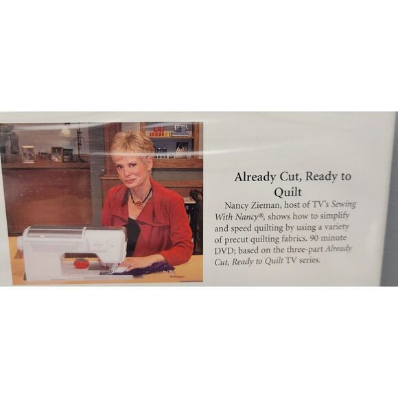 sewing with nancy By Nancy Zieman Already Cut, Ready to Quilt NEW DVD SN2212D - Picture 4 of 9